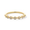 Thumbnail Image 1 of 1/6 CT. T.W. Multi-Diamond Seven Stone Stackable Anniversary Band in 10K Gold