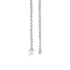 Thumbnail Image 2 of 1/2 CT. T.W. Diamond Oval Link Tennis Bracelet in Sterling Silver