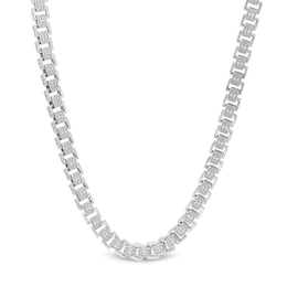 2-3/8 CT. T.W. Multi-Diamond Link Necklace in Sterling Silver - 22”