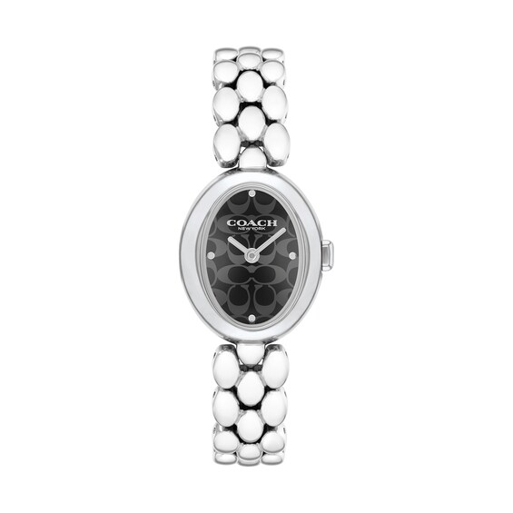 Ladiesâ Coach Sammy Watch with Oval Black Oval Dial (Model: 14504420)