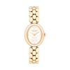 Thumbnail Image 1 of Ladies’ Coach Sammy Gold-Tone IP Watch with Oval White Dial (Model: 14504417)