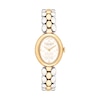 Thumbnail Image 1 of Ladies’ Coach Sammy Two-Tone IP Watch with Oval White Dial (Model: 14504419)