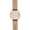 Thumbnail Image 3 of Ladies’ Coach Sammy Gold-Tone IP Brown Leather Strap Watch with Oval Brown Dial (Model: 14504426)