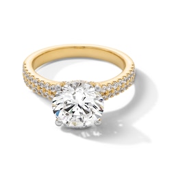 3-1/2 CT. T.W. Certified Lab-Grown Diamond Double Row Engagement Ring in 14K Gold (F/SI2)