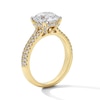Thumbnail Image 5 of 3-1/2 CT. T.W. Certified Lab-Grown Diamond Double Row Engagement Ring in 14K Gold (F/SI2)