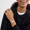 Thumbnail Image 4 of Ladies' Coach Sammy Gold-Tone IP Watch with Oval White Dial (Model: 14504417)