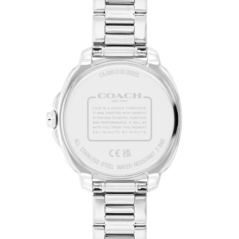 Main Image 3 of Ladies' Coach Kitt Crystal Accent Chronograph Watch with Pink Dial (Model: 14504392)