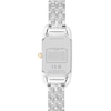 Thumbnail Image 3 of Ladies' Coach Cadie Two-Tone IP Watch with Rectangular White Dial (Model: 14504172)