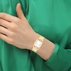 Thumbnail Image 4 of Ladies' Coach Reese Crystal Accent Gold-Tone IP Watch with Rectangular White Dial (Model: 14504316)