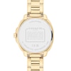 Thumbnail Image 3 of Ladies' Coach Kitt Crystal Accent Gold-Tone IP Chronograph Watch with Gold-Tone Dial (Model: 14504393)