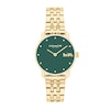 Thumbnail Image 1 of Ladies' Coach Elliot Gold-Tone IP Watch with Green Dial (Model: 14504443)