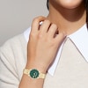 Thumbnail Image 4 of Ladies' Coach Elliot Gold-Tone IP Watch with Green Dial (Model: 14504443)