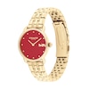 Thumbnail Image 2 of Ladies' Coach Elliot Gold-Tone IP Watch with Red Dial (Model: 14504445)