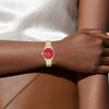Thumbnail Image 4 of Ladies' Coach Elliot Gold-Tone IP Watch with Red Dial (Model: 14504445)