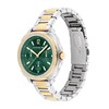 Thumbnail Image 2 of Ladies' Coach Kitt Crystal Accent Two-Tone IP Chronograph Watch with Green Dial (Model: 14504394)