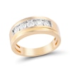 Thumbnail Image 1 of 3/4 CT. T.W. Certified Lab-Grown Diamond Five Stone Anniversary Band in 10K Gold (F/VS2)