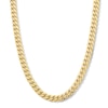 Thumbnail Image 1 of 9.0mm Miami Cuban Curb Chain Necklace in Semi-Solid 10K Gold - 24”