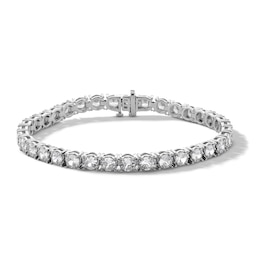 8 CT. T.W. Certified Lab-Grown Diamond Tennis Bracelet in 10K White Gold (I/SI2)