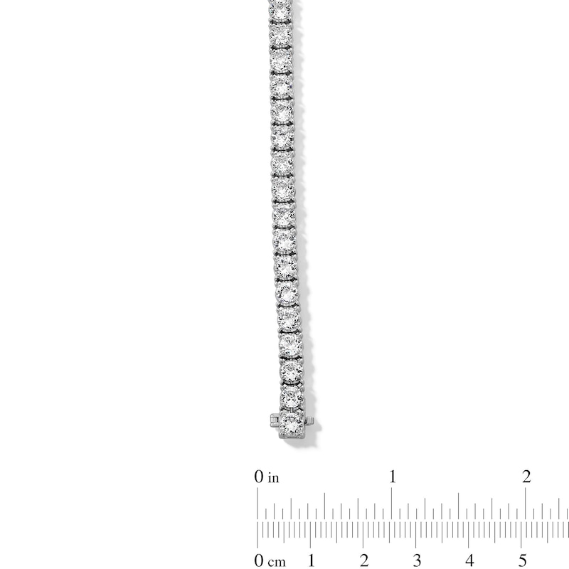 Main Image 3 of 8 CT. T.W. Certified Lab-Grown Diamond Tennis Bracelet in 10K White Gold (I/SI2)