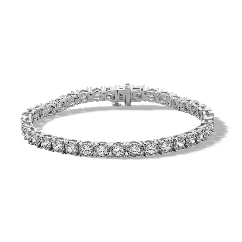 Main Image 1 of 5 CT. T.W. Certified Lab-Grown Diamond Tennis Bracelet in 10K White Gold (I/SI2)