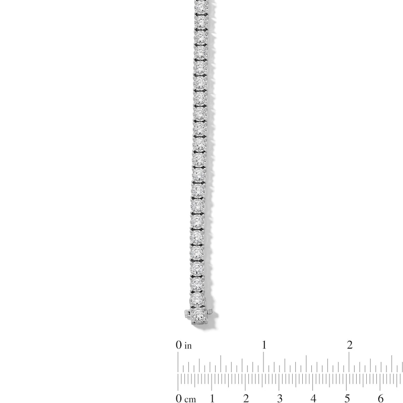 Main Image 3 of 5 CT. T.W. Certified Lab-Grown Diamond Tennis Bracelet in 10K White Gold (I/SI2)