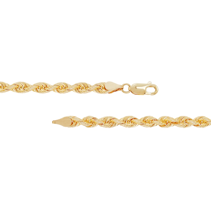 Main Image 5 of 4.5mm Silk Rope™ Chain Necklace in Solid 14K Gold - 20"