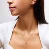 Thumbnail Image 2 of 1/3 CT. T.W. Diamond Miracle Solitaire Pendant and Stud Earrings Set in Sterling Silver with 10K Gold Plate
