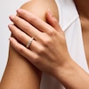 Thumbnail Image 2 of 1-1/2 CT. T.W. Multi-Shaped Lab-Grown Diamond Bezel-Set Nine Stone Anniversary Band in 14K Gold (F/VS2)