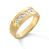Thumbnail Image 3 of 1/2 CT. T.W. Diamond Five Stone Channel Anniversary Band in 14K Gold