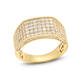 2 CT. T.W. Diamond Multi-Row Ring in 10K Gold