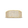 Thumbnail Image 3 of 2 CT. T.W. Diamond Multi-Row Ring in 10K Gold
