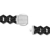 Thumbnail Image 3 of 1/2 CT. T.W. Diamond Link Chain Necklace in Solid Stainless Steel with Black Ion Plate - 20"