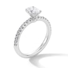 Thumbnail Image 3 of 1 CT. T.W. Oval Certified Lab-Grown Diamond Engagement Ring in 14K White Gold (F/SI2)