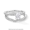 Thumbnail Image 4 of 1 CT. T.W. Oval Certified Lab-Grown Diamond Engagement Ring in 14K White Gold (F/SI2)
