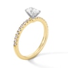 Thumbnail Image 3 of 1 CT. T.W. Oval Certified Lab-Grown Diamond Engagement Ring in 14K Gold (F/SI2)