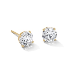 2 CT. T.W. Certified Lab-Grown Diamond Solitaire Stud Earrings in 14K Gold (F/SI2)