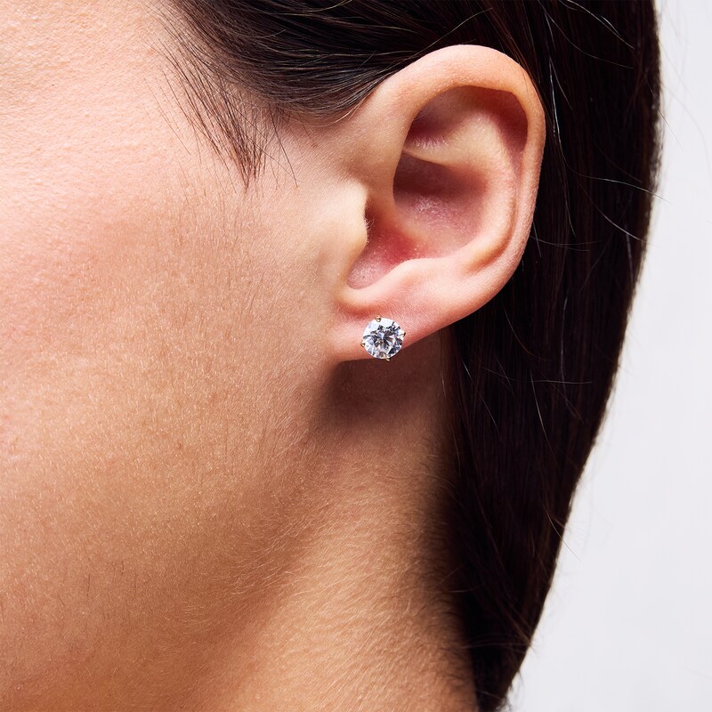 Main Image 2 of 2 CT. T.W. Certified Lab-Grown Diamond Solitaire Stud Earrings in 14K Gold (F/SI2)
