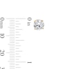 Thumbnail Image 3 of 2 CT. T.W. Certified Lab-Grown Diamond Solitaire Stud Earrings in 14K Gold (F/SI2)