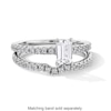 Thumbnail Image 4 of 1 CT. T.W. Emerald-Cut Certified Lab-Grown Diamond Engagement Ring in 14K White Gold (F/SI2)