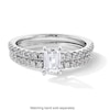 Thumbnail Image 5 of 1 CT. T.W. Emerald-Cut Certified Lab-Grown Diamond Engagement Ring in 14K White Gold (F/SI2)