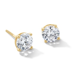 1-1/2 CT. T.W. Certified Lab-Grown Diamond Solitaire Stud Earrings in 14K Gold (F/SI2)