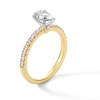 Thumbnail Image 3 of 1 CT. T.W. Pear-Shaped Certified Lab-Grown Diamond Engagement Ring in 14K Gold (F/SI2)