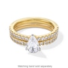 Thumbnail Image 5 of 1 CT. T.W. Pear-Shaped Certified Lab-Grown Diamond Engagement Ring in 14K Gold (F/SI2)