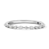 Thumbnail Image 1 of Vera Wang Love Collection 1/4 CT. T.W. Marquise and Round Diamond Alternating Anniversary Band in 14K White Gold