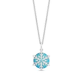 Snowflake Jewelry Set For Women - Rhinestone Necklace & Dangle Earrings, Christmas Gift