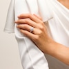 Thumbnail Image 2 of Vera Wang Love Collection 1 CT. T.W. Diamond Double Scallop Frame Engagement Ring in 14K White Gold
