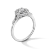 Thumbnail Image 3 of Vera Wang Love Collection 1 CT. T.W. Diamond Double Scallop Frame Engagement Ring in 14K White Gold