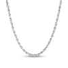 Thumbnail Image 1 of 3.0mm Glitter Rope Chain Necklace in Solid 14K White Gold - 22"