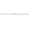 Thumbnail Image 4 of 3.0mm Glitter Rope Chain Necklace in Solid 14K White Gold - 22"