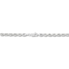 Thumbnail Image 3 of 3.8mm Glitter Rope Chain Necklace in Solid 14K White Gold - 26”
